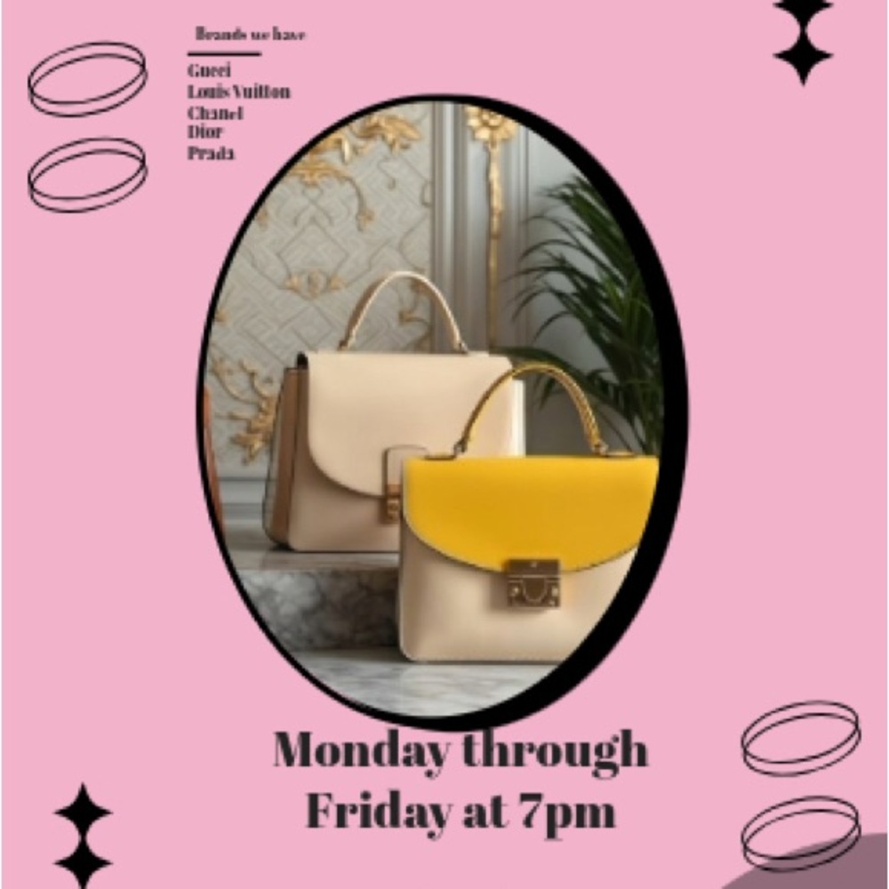 Elegant Tan and Yellow Handbag
